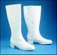 Holly Marching Knee Boots, Womens White Size 5 White